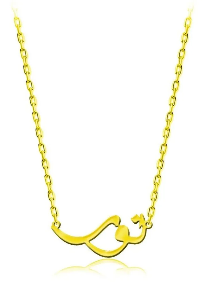 925 Sterling Silver Gold Plated Noor Necklace