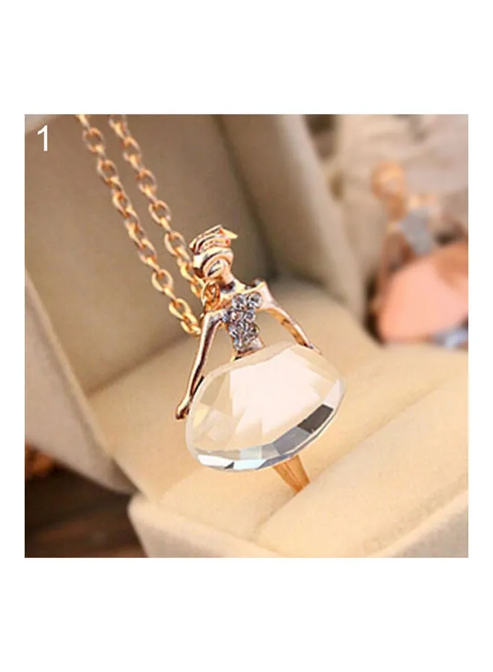 Ballet Girl Pendant Necklace