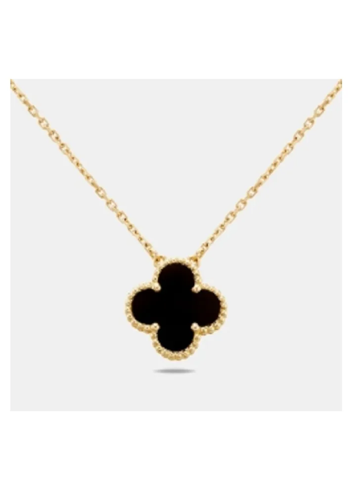 Van Cleef & Arpels Lucky Four Leaf Pendant Necklace 15mm Pendant
