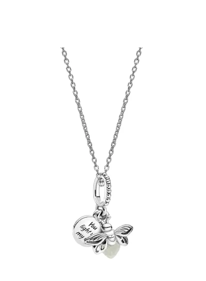 Pandora glow-in-the-dark firefly necklace