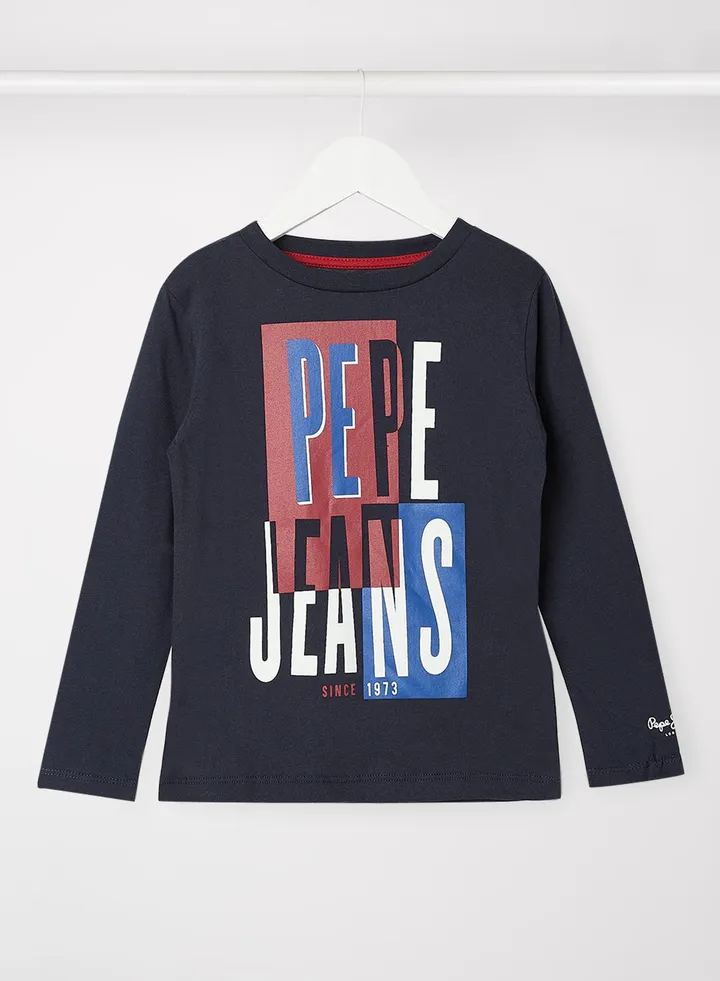 Kids Alvaro Colourblock T-Shirt Navy