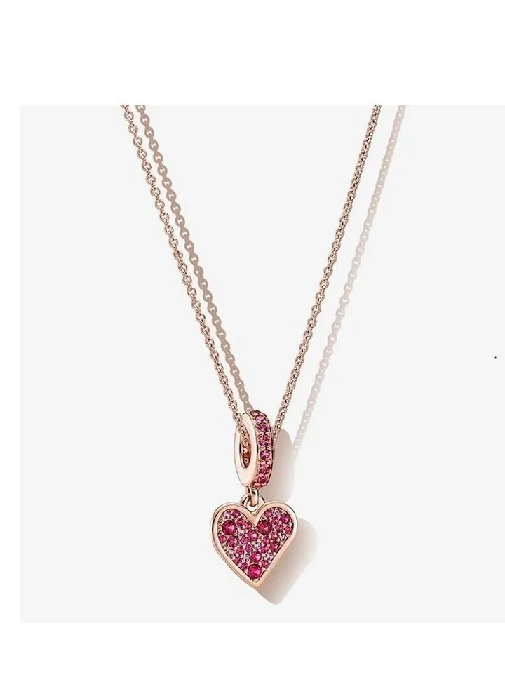 Pandora hand painted love necklace