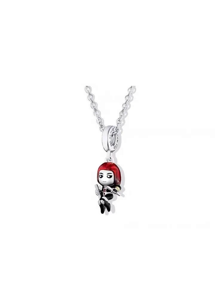 Pandora Marvel Name Series Black Widow Widow Necklace