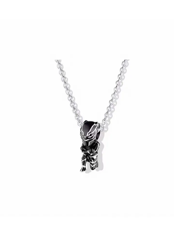 PANDORA (PANDORA) MARVEL co-branded Warrior King accessories silver Marvel Avengers Black Panther pendant
