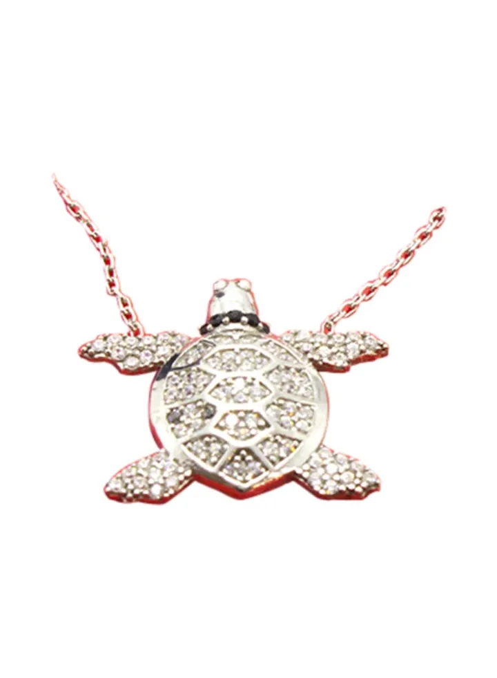 Pure 925 Sterling Silver Trendy Design Pendant Necklace