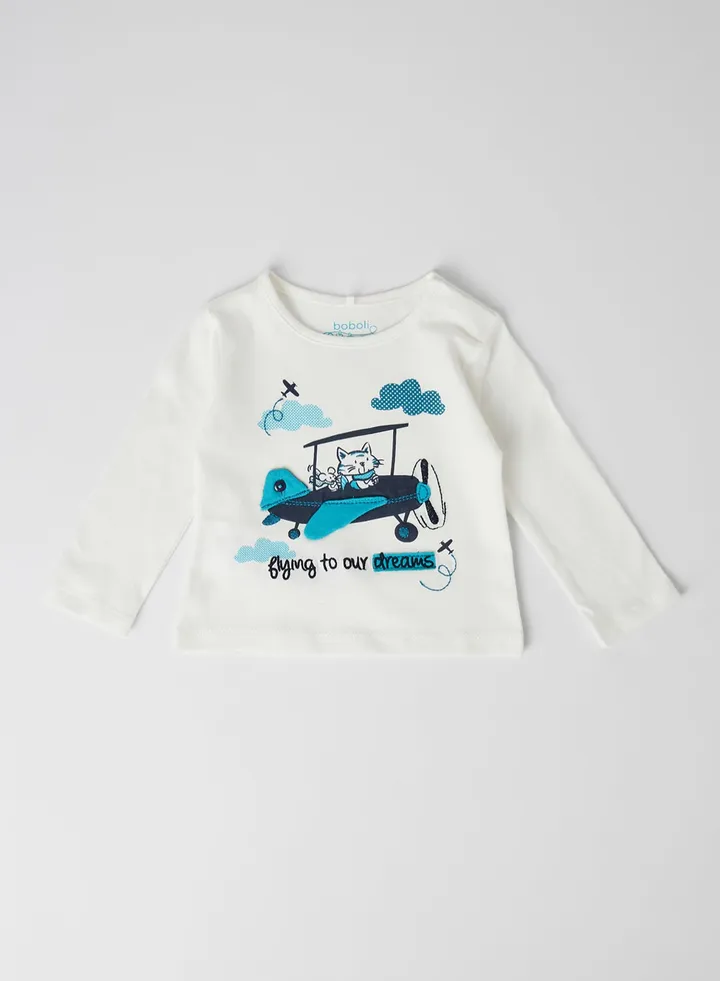 Baby Front Graphic T-Shirt off white