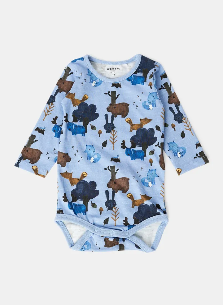 Baby Boys All Over Print Bodysuit
