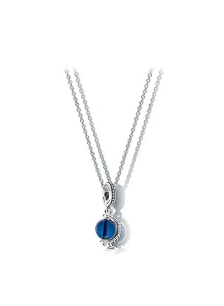 Pandora Blue Globe Dangle Charm