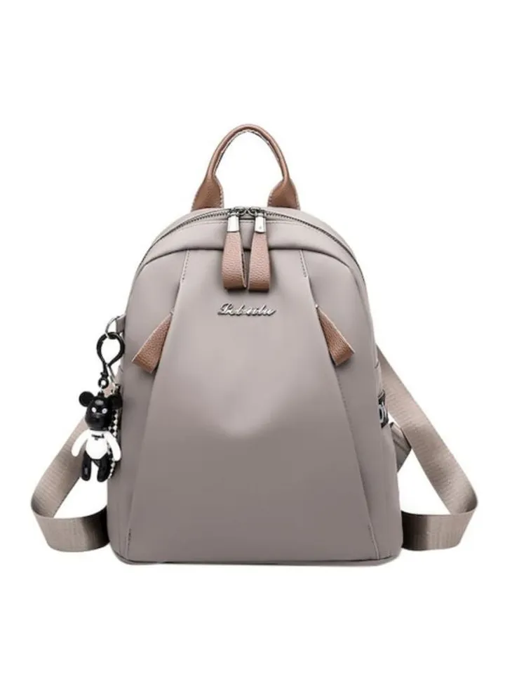 High Quality Casual Backpack Grey/Brown
