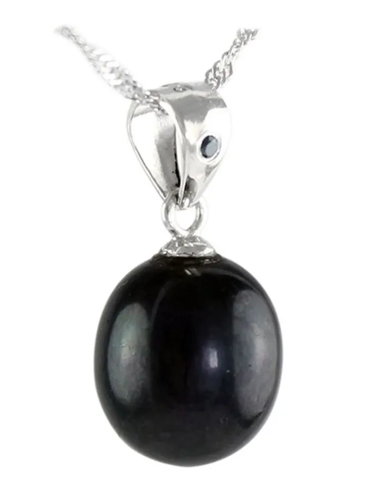 925 Sterling Silver Pearl Pendant Necklace