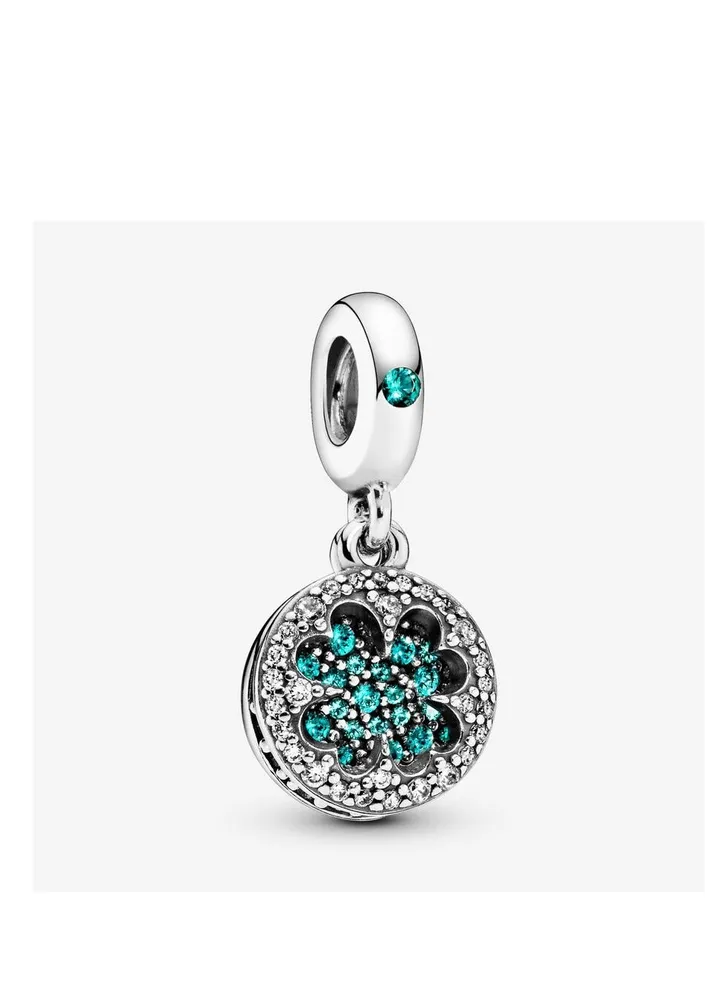 Pandora lucky four leaf clover necklace