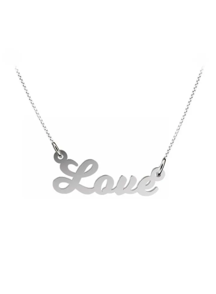 Love Design Pendant Necklace