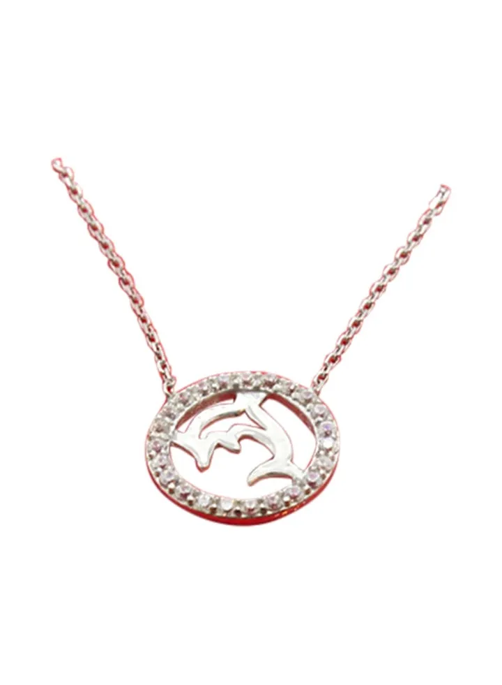 Pure 925 Sterling Silver Stylish Pendant Necklace