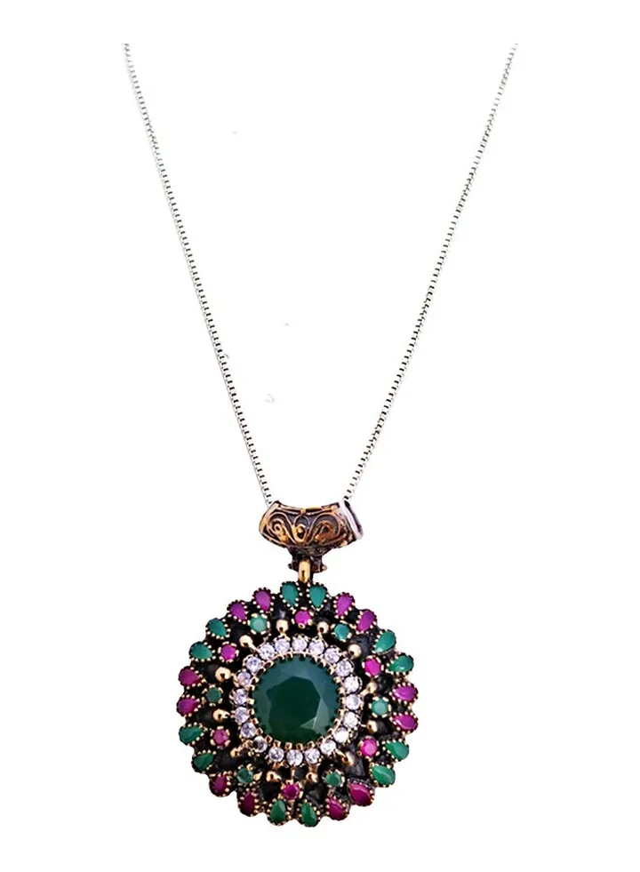 Pure 925 Sterling Silver Stylish Pendant Necklace