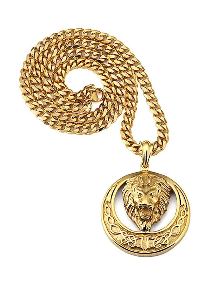 18 Karat Hip-Hop Pendant Necklace
