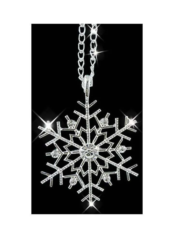 Shiny Rhinestone Pendant Necklace