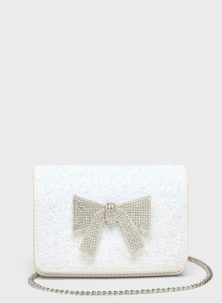 Kids Top Handle Bow Detail Fashion Bag