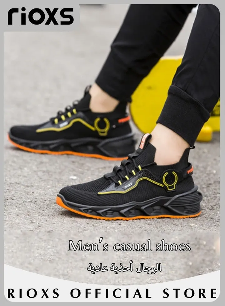 Men's Fashion Running Shoes Casual Athletic Workout Sneakers Breathable Sports Shoes For Jogging Walking