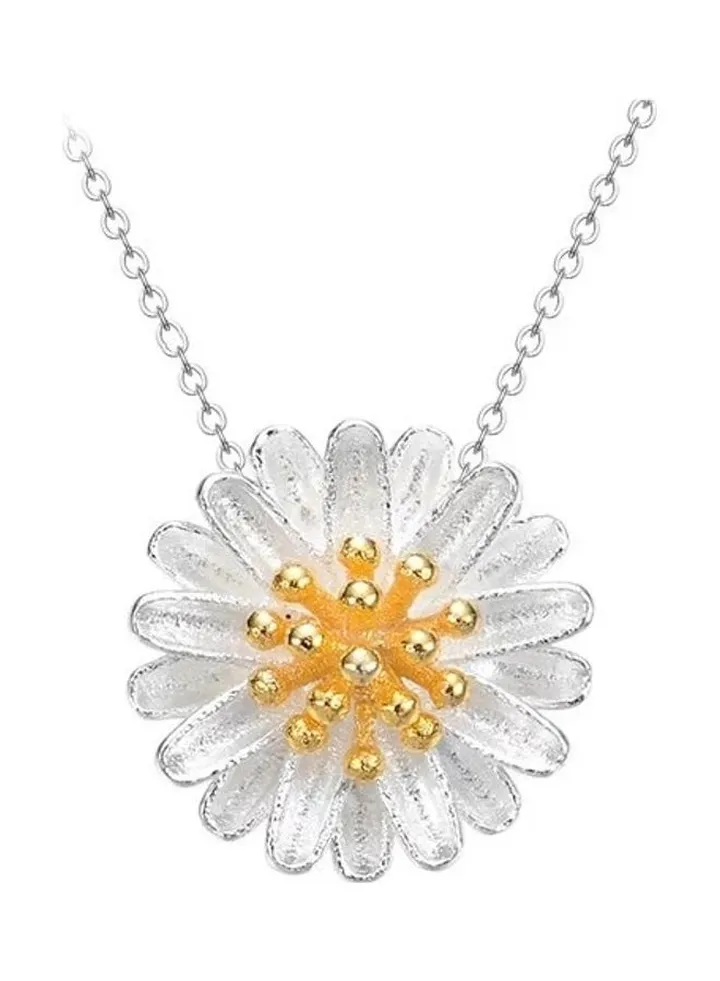Sunflower Pendant Necklace