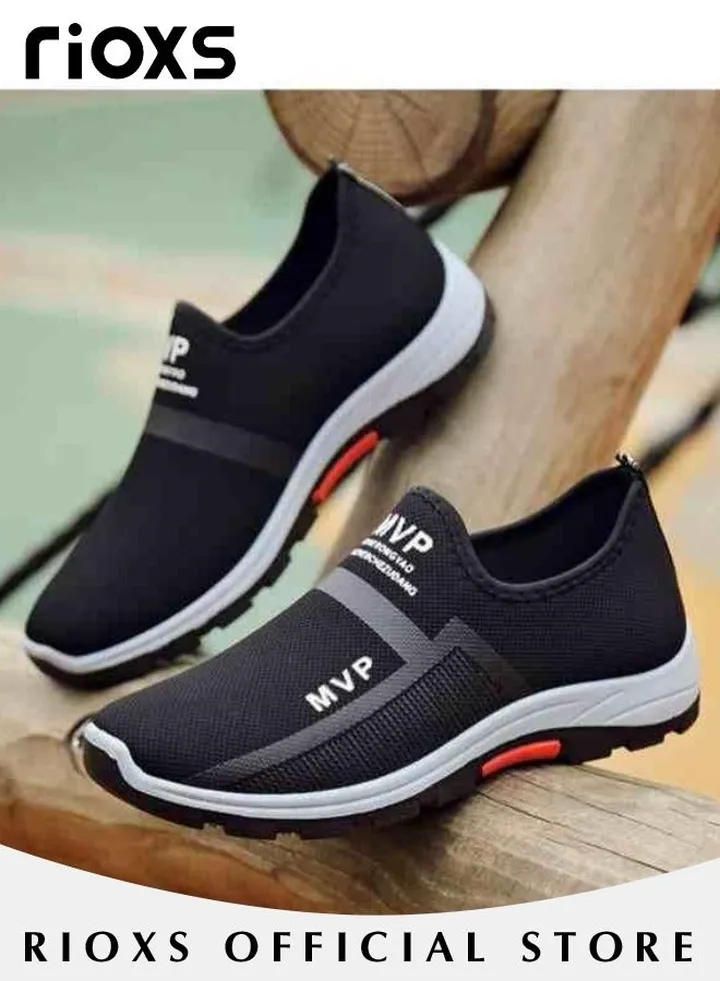 Men's Athletic Casual Hiking Shoes Lightweight Outdoor Running Shoes Mesh Breathable Fashion Sneakers