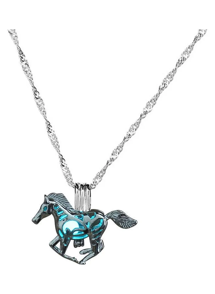Horse Pendant Chain Necklace