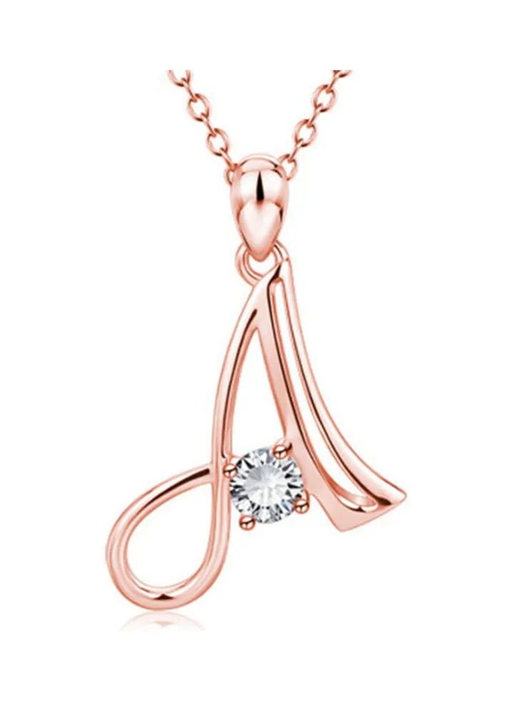 Capital Letters Pendant Necklace