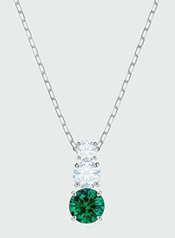 Swarovski Double Circle Pendant Necklace