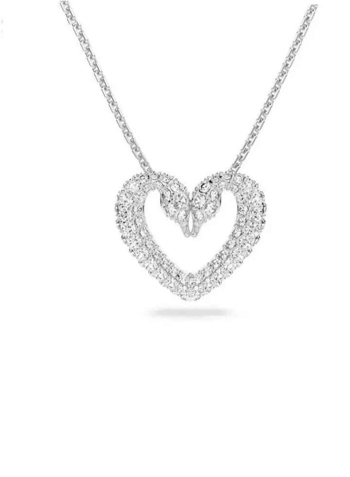 Una Caring Swan Necklace