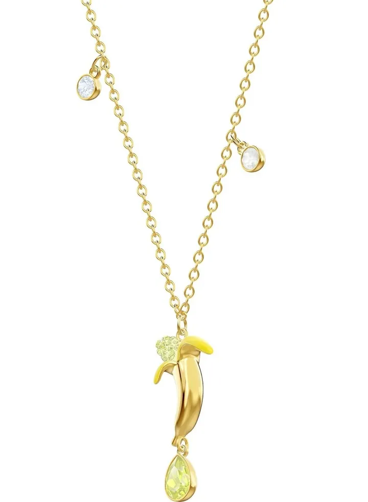 Golden Holiday Casual Banana Necklace