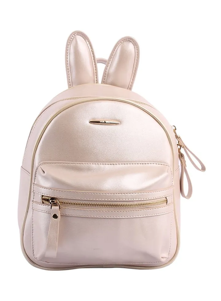 Leather Backpack Apricot