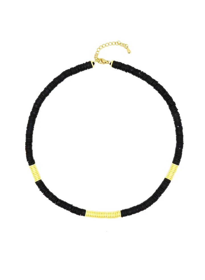 Debora Surfer Necklace Black