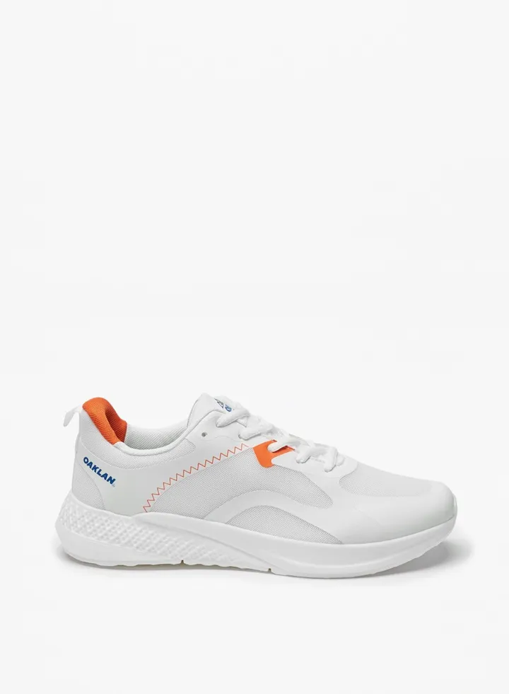 Mens Oaklan Textured Lace Up Sports Shoes By Shoexpress