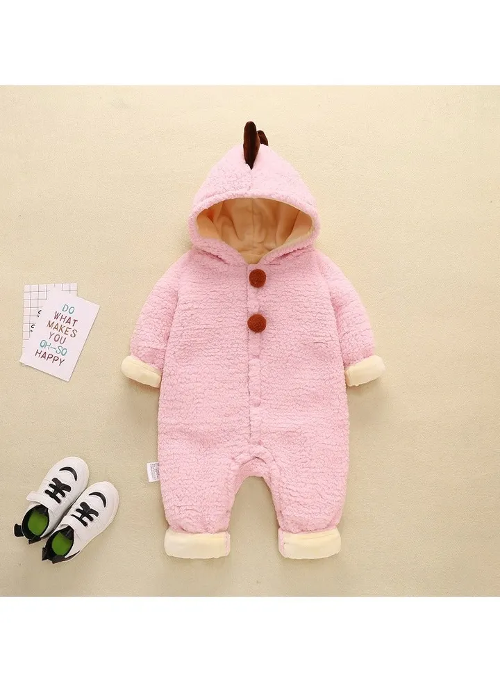 Baby Autumn And Winter Hooded Trend Jumpsuit