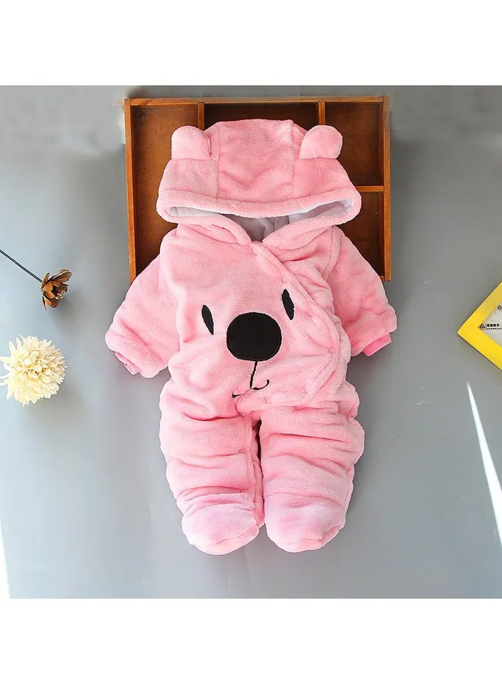 Autumn And Winter Baby Thick Cotton Jumpsuit