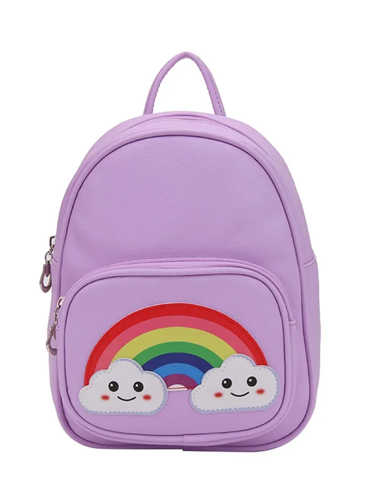 Zipper Backpack Purple