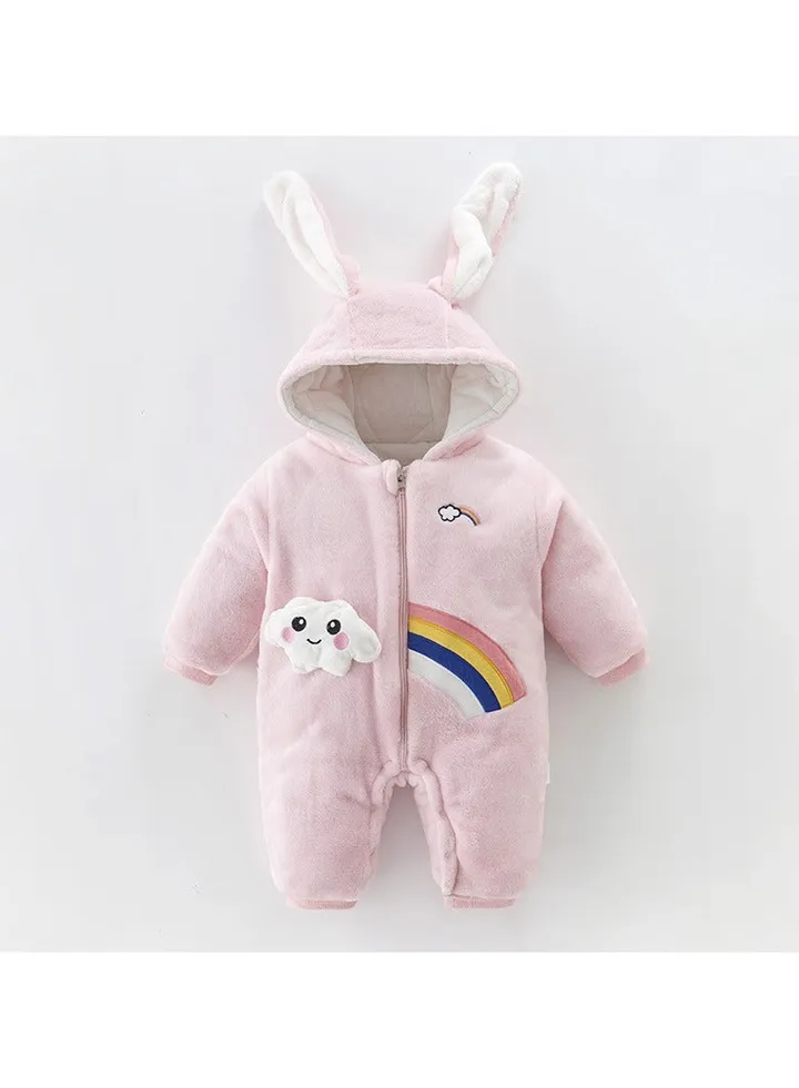 Baby Autumn And Winter Hooded Trend Jumpsuit