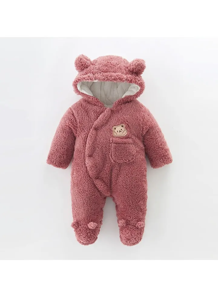 Autumn And Winter Baby Thick Cotton Jumpsuit
