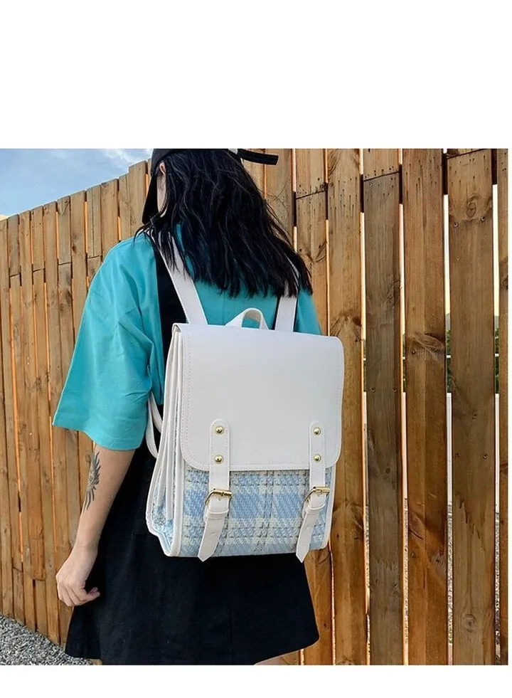 Women's Bag, School Bag, Sweet Academy Style, Simple and Fashionable College Students, Foreign Style, Korean Version, Backpack School Supplies for Boys Girls Teens