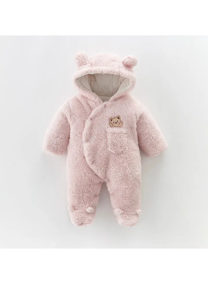 Autumn And Winter Baby Thick Cotton Jumpsuit