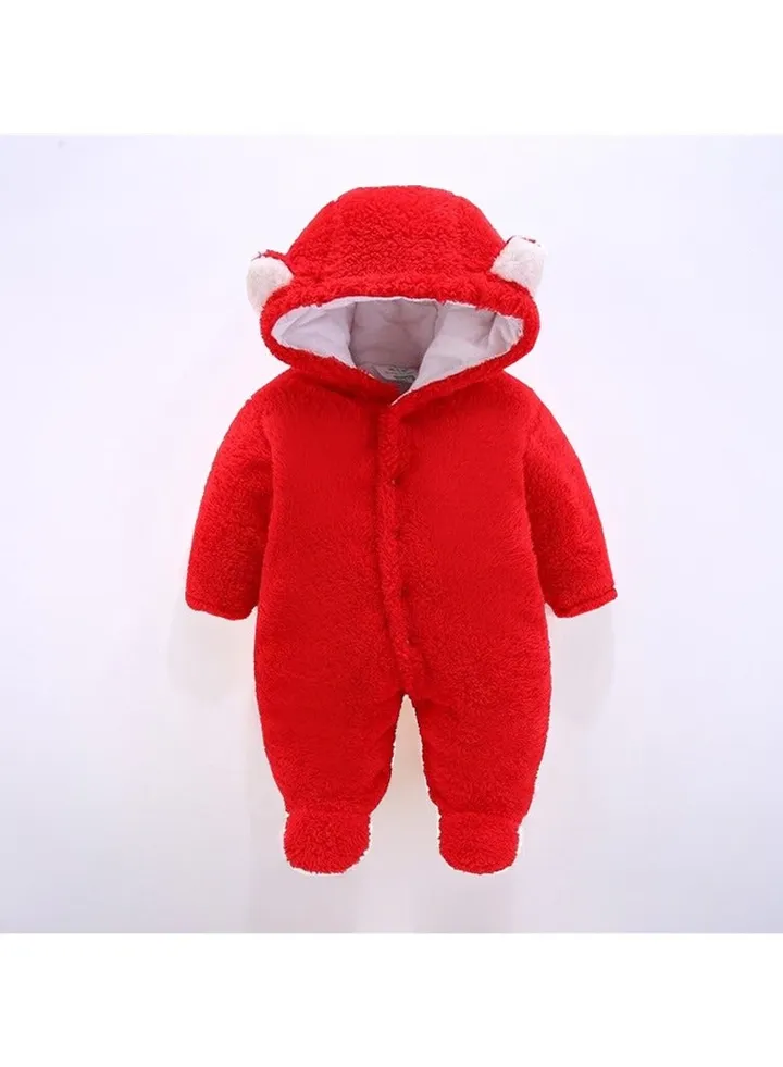 Autumn And Winter Baby Thick Cotton Jumpsuit