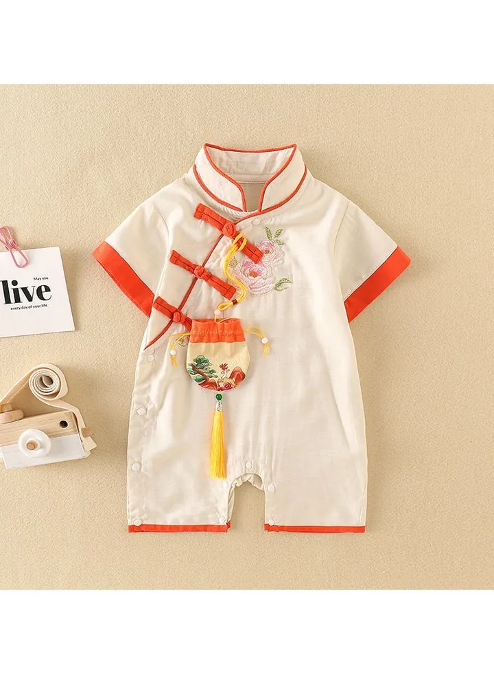 Baby Summer Thin Chinoiserie Bodysuit