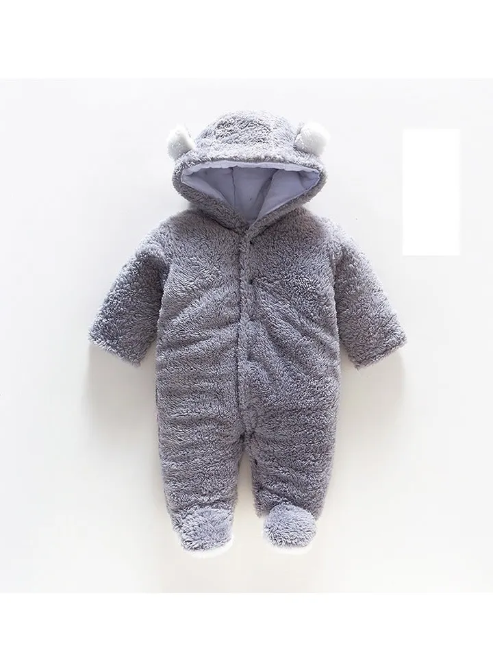 Autumn And Winter Baby Thick Cotton Jumpsuit