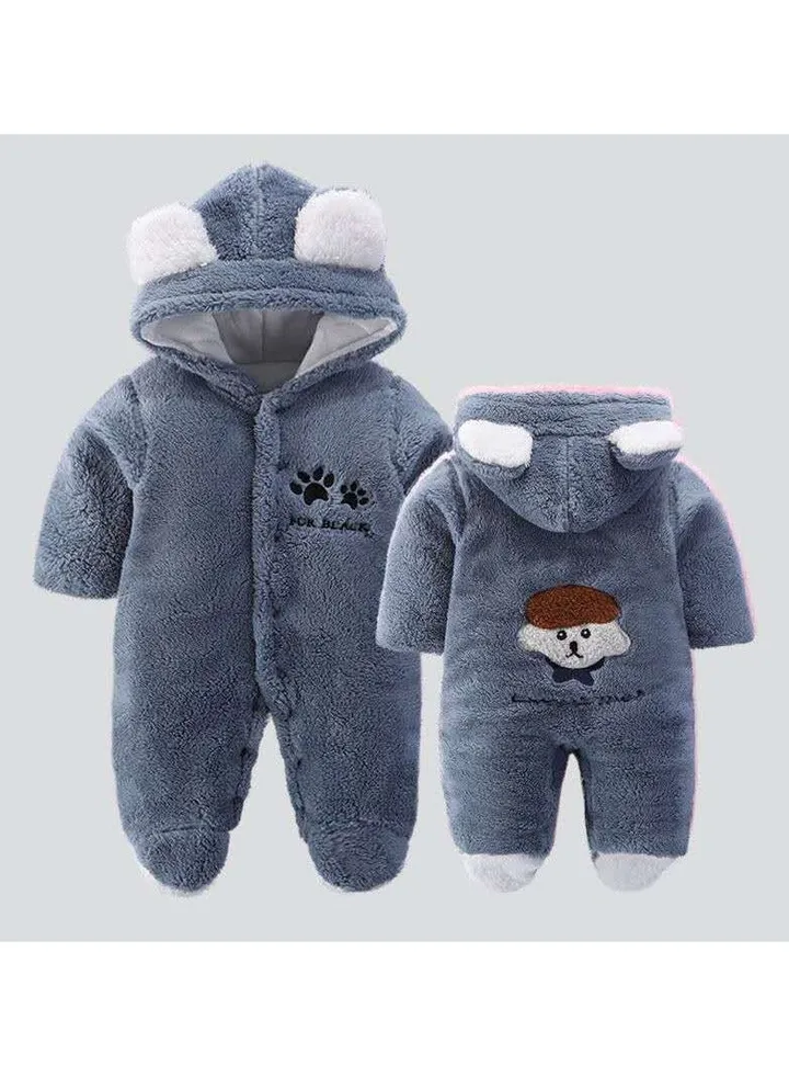 Baby Autumn And Winter Thickened Trend Jumpsuit