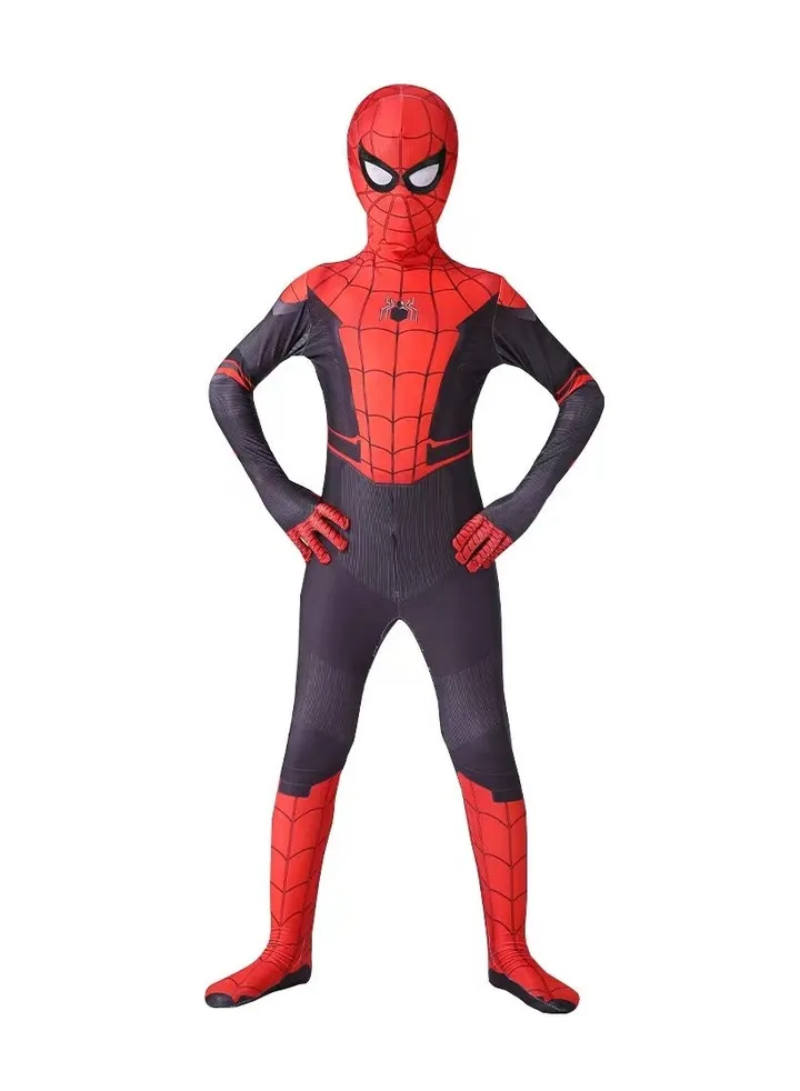 Kids Costume Spiderman Cosplay Jumpsuit