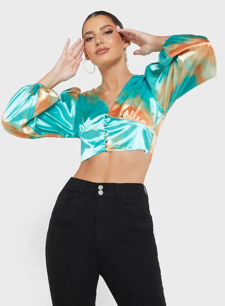 Tie Dye Crop Top