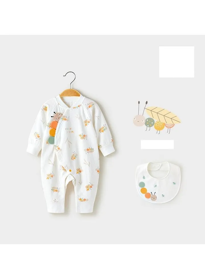 Newborn Long-sleeved Cotton Jumpsuit