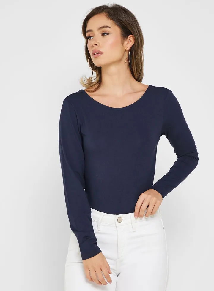 High Leg Knitted Body