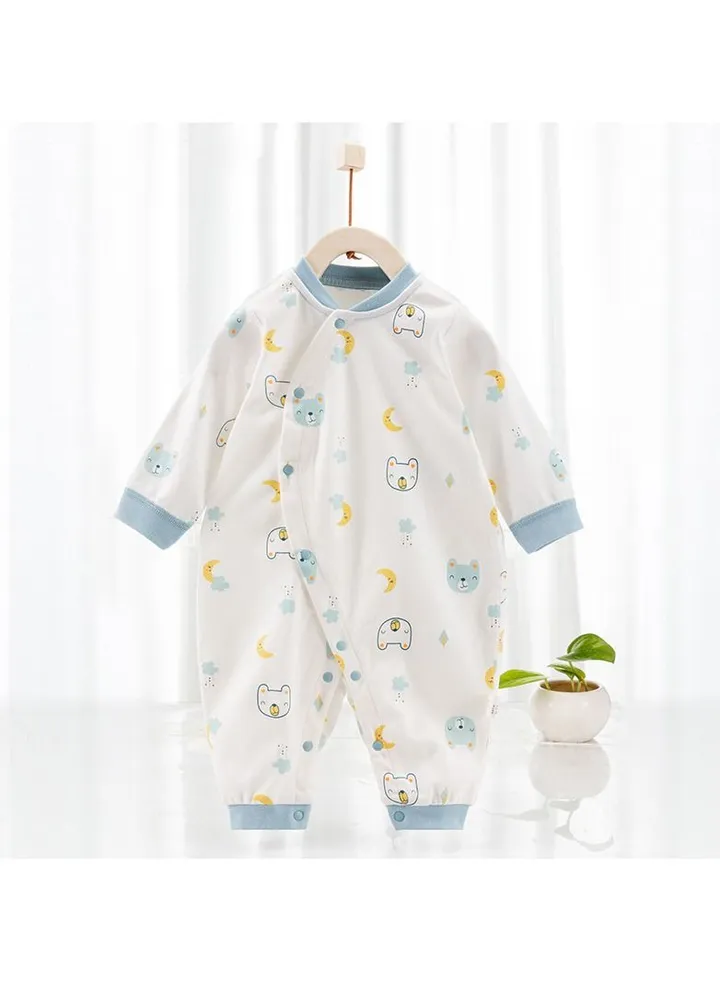 Baby Jumpsuit With Long Sleeves Cotton