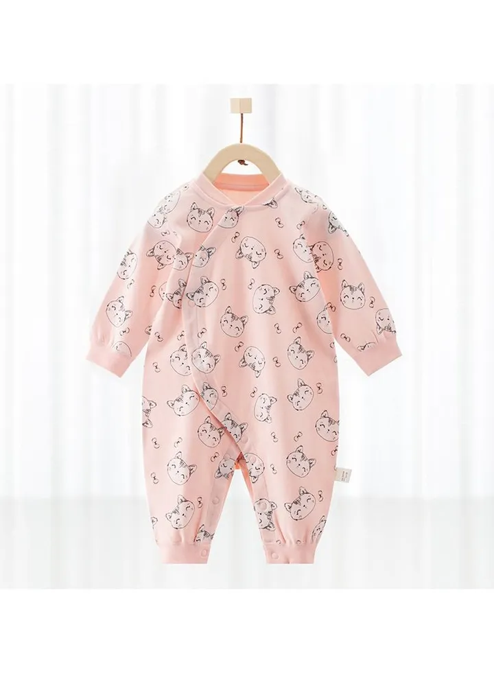 Baby Jumpsuit With Long Sleeves Cotton