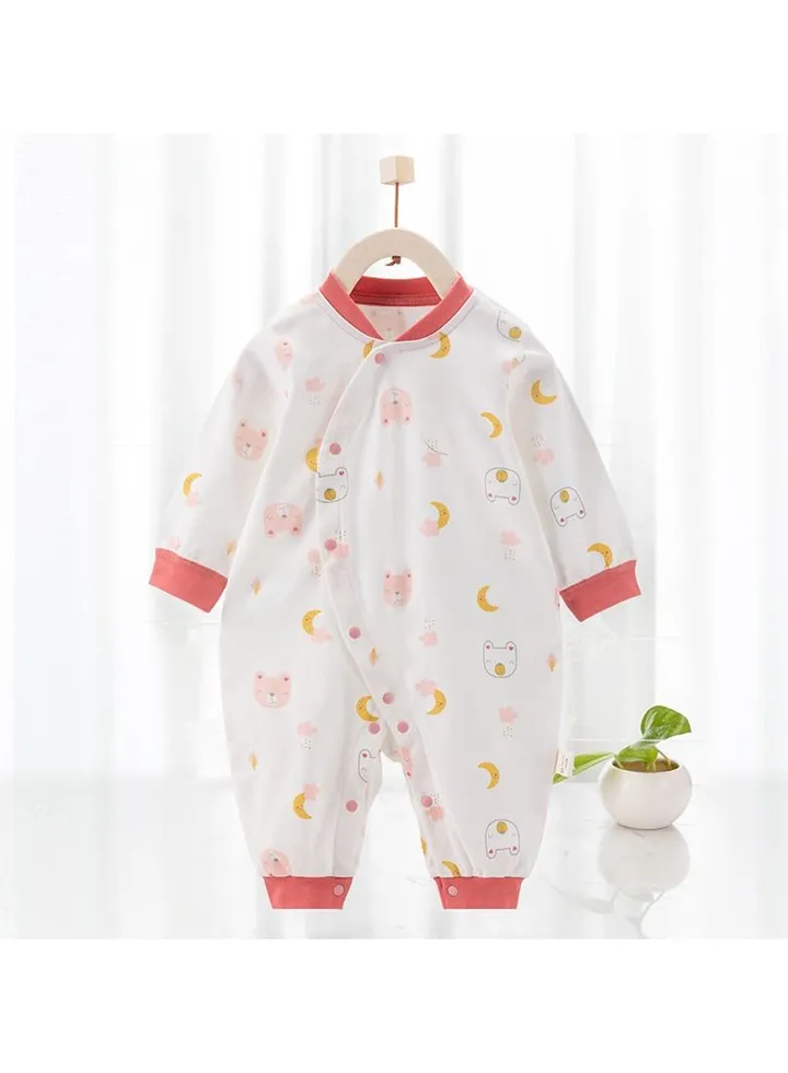 Baby Jumpsuit With Long Sleeves Cotton